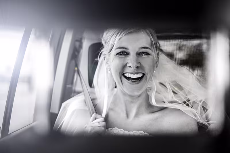 Brautpaar, fotografiert von Dennis König