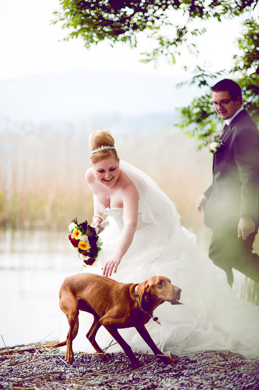 Hochzeitsmoment, festgehalten von Dennis König