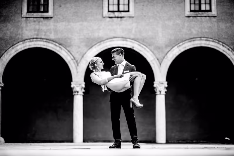 Hochzeitsmoment, festgehalten von Dennis König