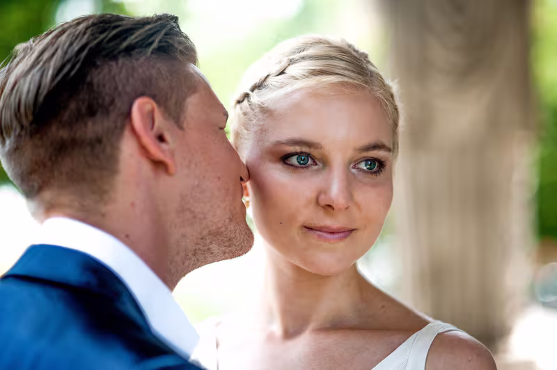 Brautpaar, fotografiert von Dennis König