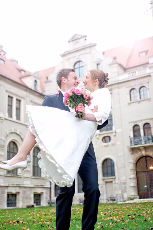 Hochzeitsmoment, festgehalten von Dennis König