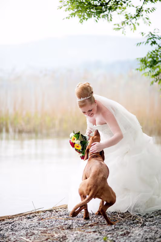 Hochzeitsmoment, festgehalten von Dennis König
