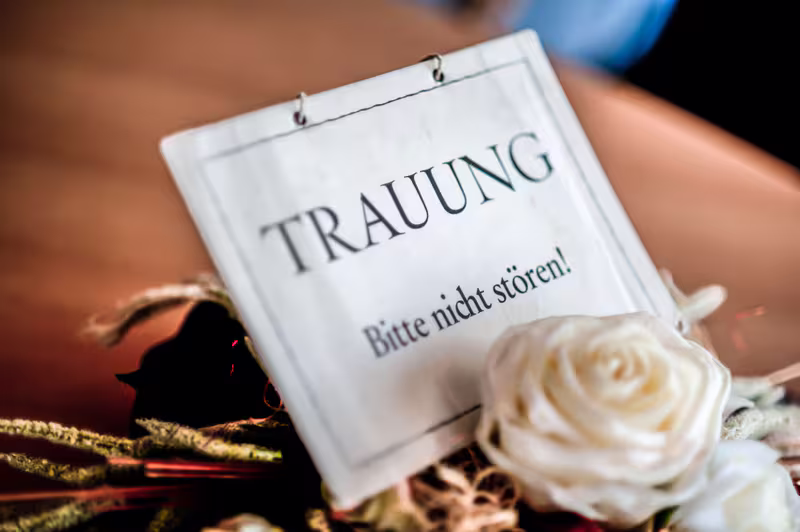 Brautpaar, fotografiert von Dennis König